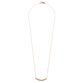 Two Line Diamond Bar Necklace - Anatol Jewelry