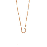Diamond Horse Shoe Necklace