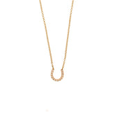 Diamond Horse Shoe Necklace