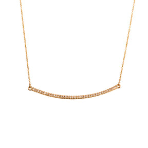 Diamond Bar Necklace