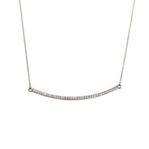 Diamond Bar Necklace
