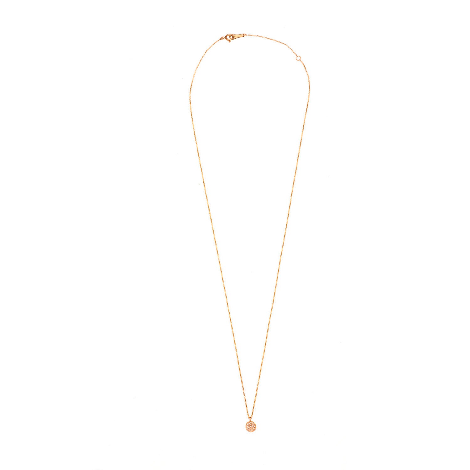 Diamond Circle Necklace