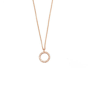 Diamond Circle Necklace