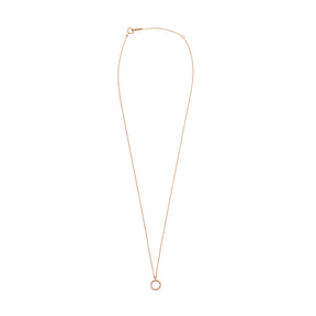 Diamond Circle Necklace