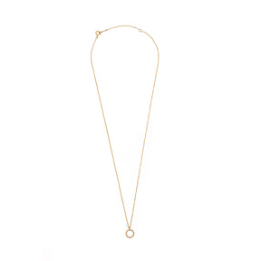 Diamond Circle Necklace