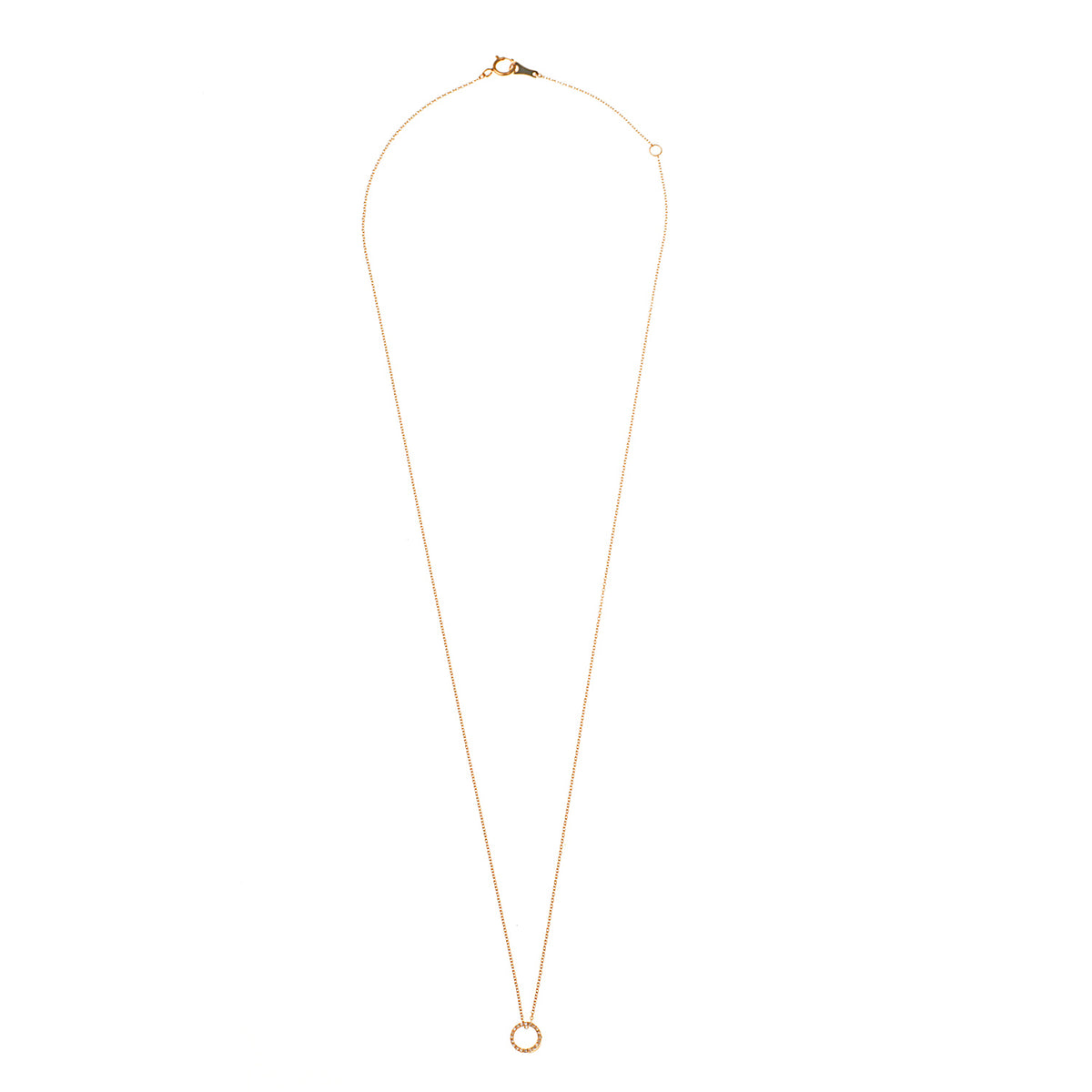 Diamond Circle Necklace