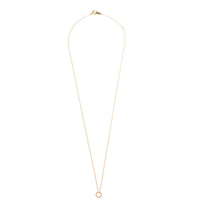 Diamond Circle Necklace
