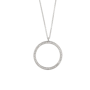 Diamond Circle Necklace