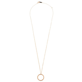 Diamond Circle Necklace