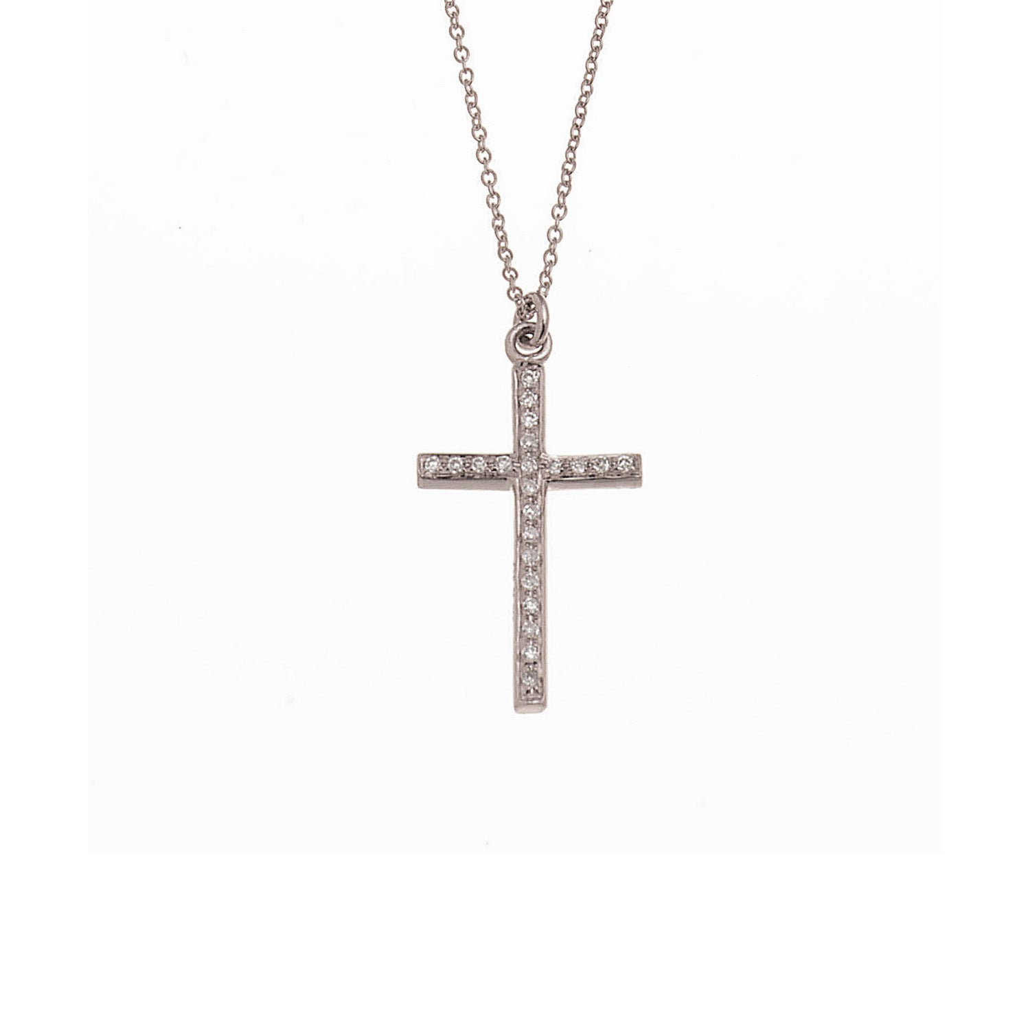 Diamond Cross. Gold and diamond cross. Cross for christening. Cross for baptism. Fine jewellery. Anatol jewellery. Χρυσά κοσμήματα. Κοσμήματα Κηφισιά. Σταυρός χρυσός. Σταυρός με διαμάντια. Βαφτιστικός σταυρός. Σταυρός για βάφτιση.  Σταυρός με μπριγιάν. 