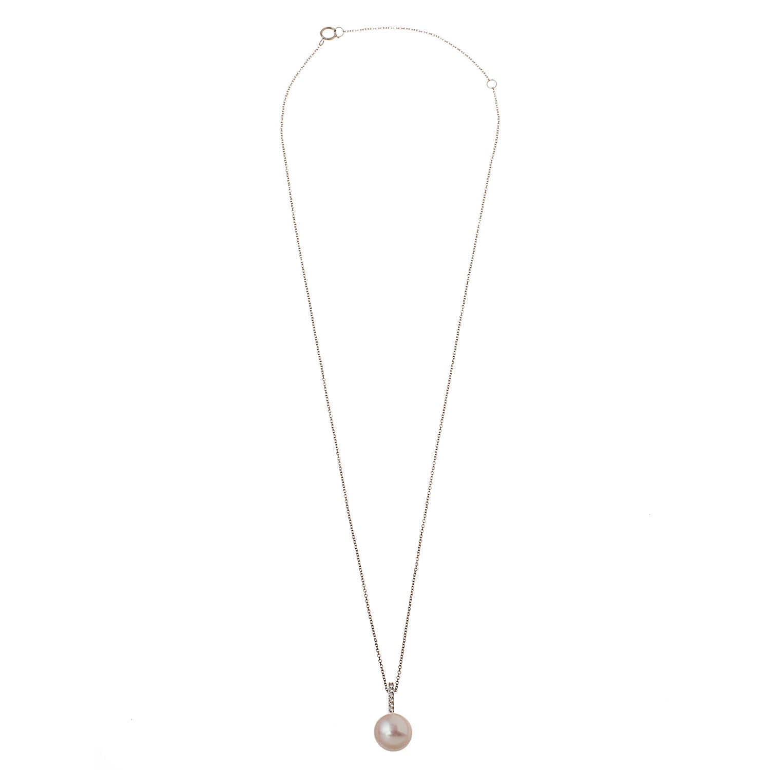 Pearl Necklace. Fresh water pearl. Sea pearl. Diamond and pearl necklace. Diamond Necklace. Chain necklace. Classic Necklace. Pearl Gift. Fine jewelry. Anatol jewelry. Χρυσά κοσμήματα. Κοσμήματα Κηφισιά. Κολιέ με μαργαριτάρι. Κολιέ με πέρλα. Κολιέ με μπριγιάν και μαργαριτάρι. Κολιέ με διαμάντι και πέρλα.