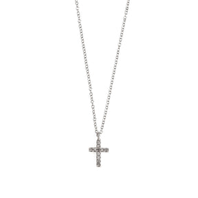 Diamond Cross. Gold and diamond cross. Cross for christening. Cross for baptism. Fine jewellery. Anatol jewellery. Χρυσά κοσμήματα. Κοσμήματα Κηφισιά. Σταυρός χρυσός. Σταυρός με διαμάντια. Βαφτιστικός σταυρός. Σταυρός για βάφτιση.  Σταυρός με μπριγιάν. 