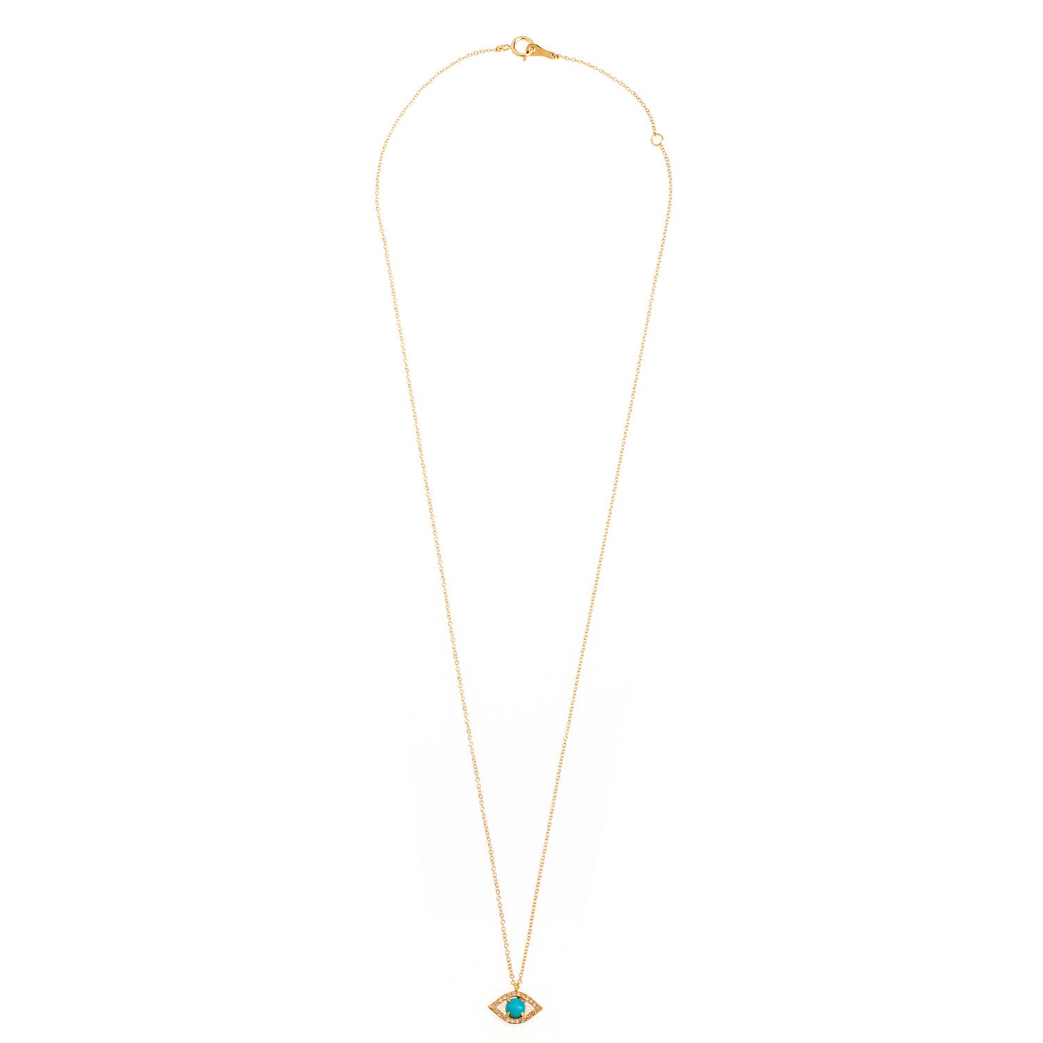 Turquoise Evil Eye Necklace