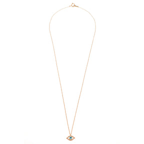 Diamond Evil Eye Necklace