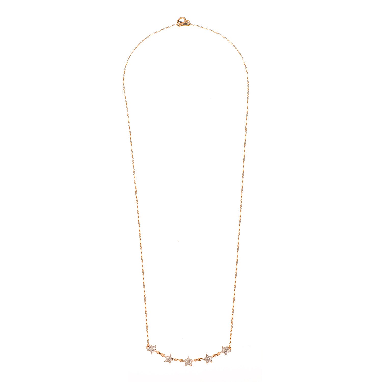 Diamond Star Bar Necklace