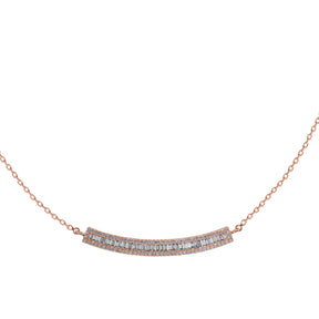 Diamond Bar Necklace