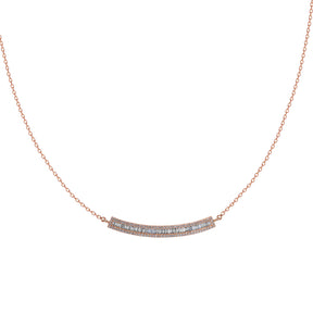 Diamond Bar Necklace