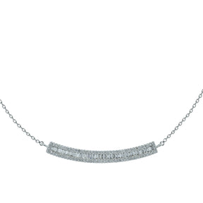 Diamond Bar Necklace