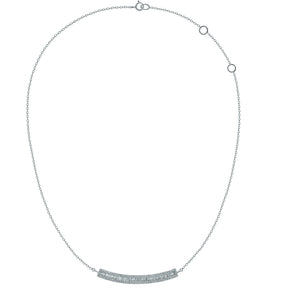 Diamond Bar Necklace