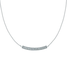 Diamond Bar Necklace