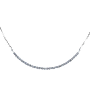 Diamond Bar Necklace