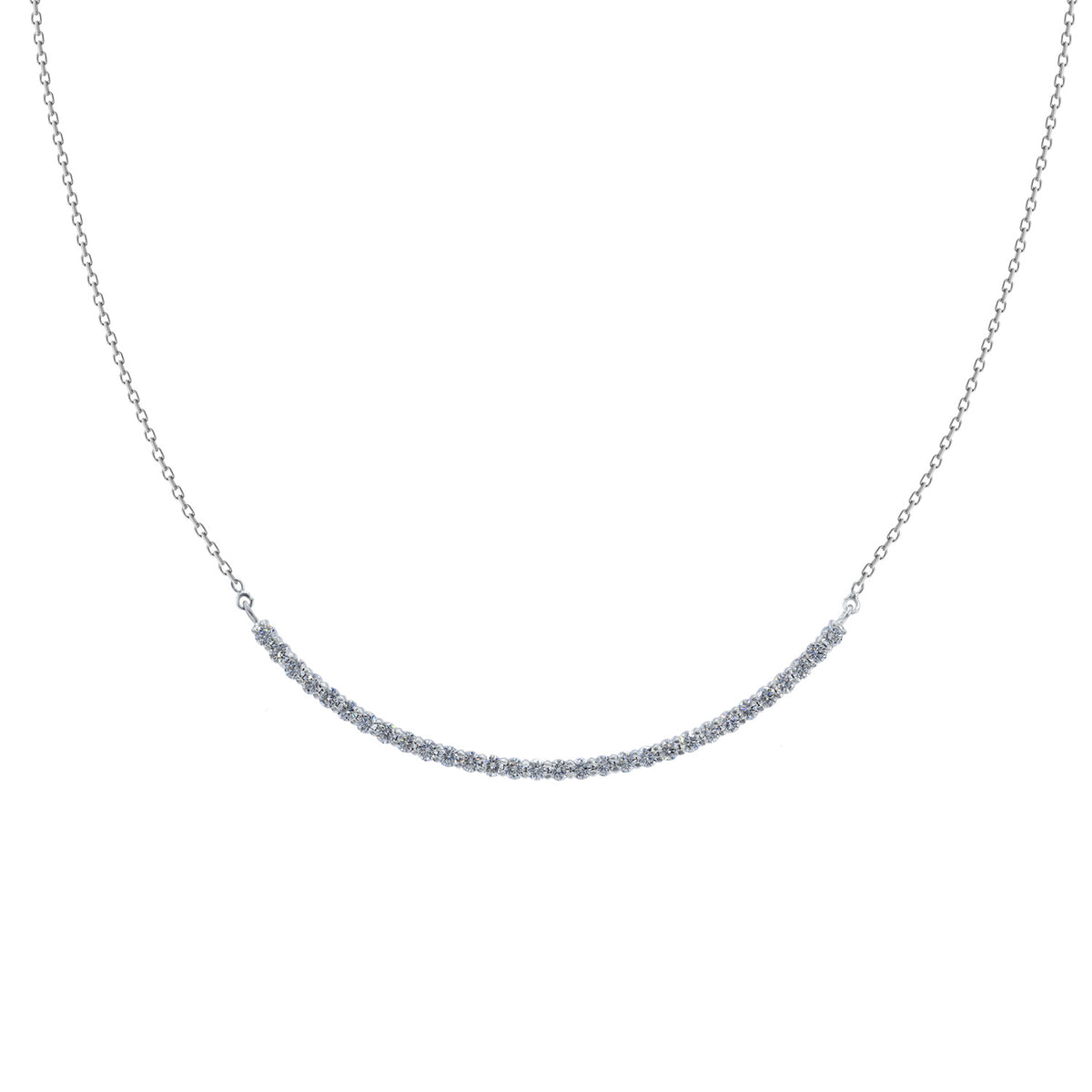 Diamond Bar Necklace