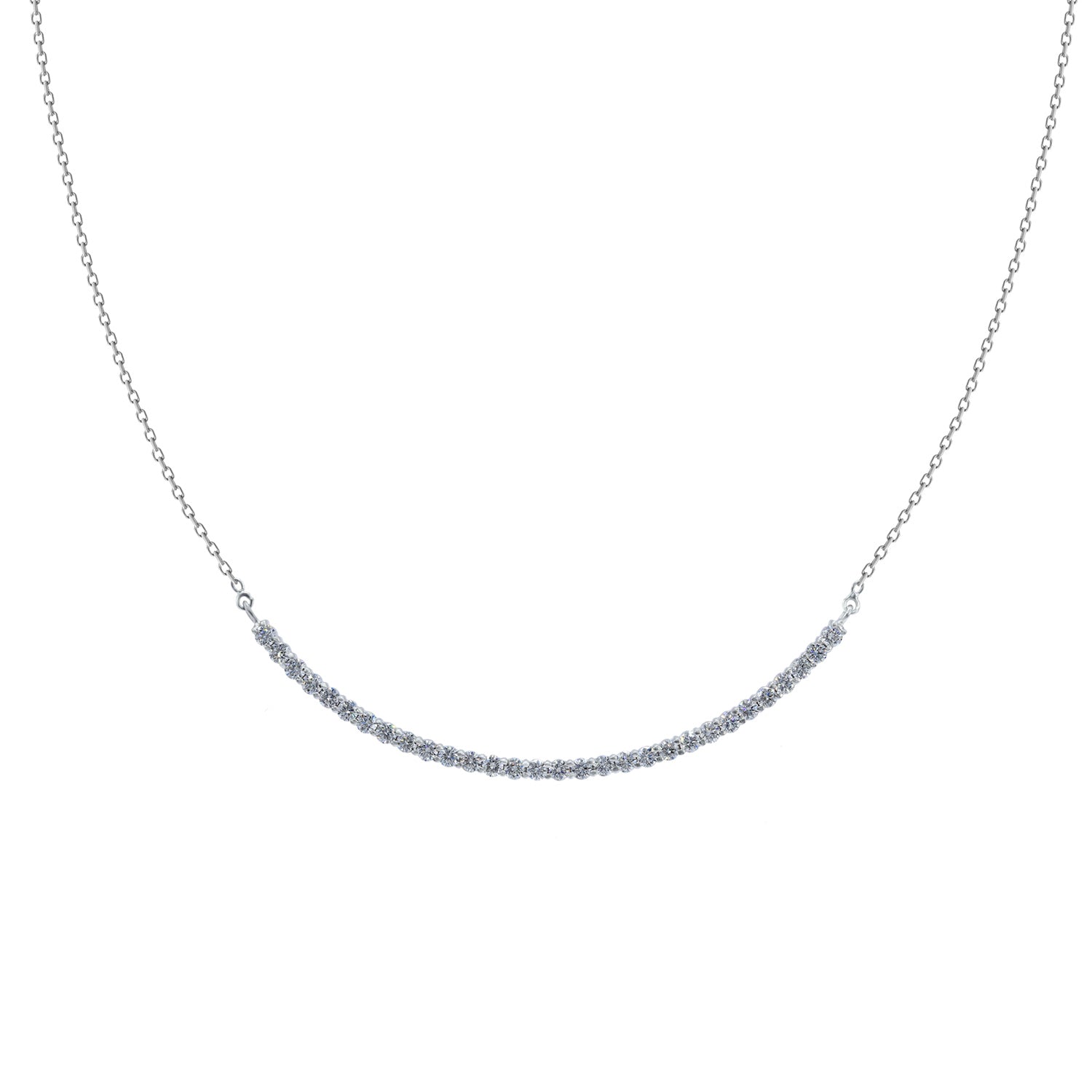 Diamond Bar Necklace