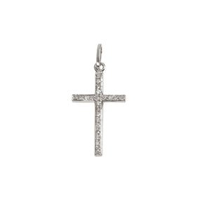 Diamond Cross. Cross for baby. Cross for christening. Cross for Baptism. Βαφτηστικός σταυρός. Σταυρός με μπριγιάν.