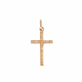 Diamond Cross. Cross for baby. Cross for christening. Cross for Baptism. Βαφτηστικός σταυρός. Σταυρός με μπριγιάν.