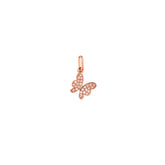 Gold and Diamond Butterfly Pendant