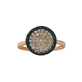 In and Out Chevalier Ring