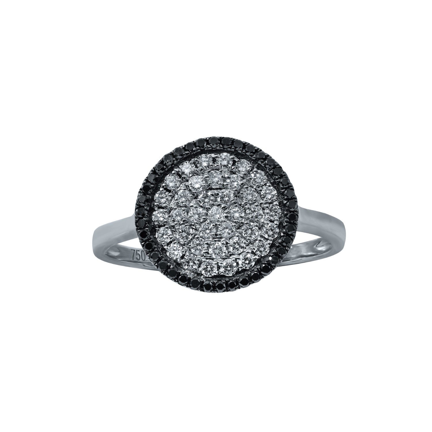 In and Out Chevalier Ring