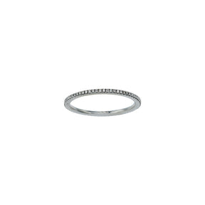 Diamond eternity ring. Thin eternity ring. 