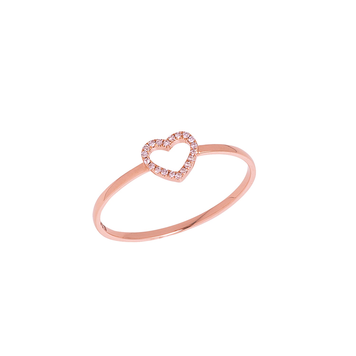 Heart Diamond Ring