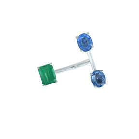 Emerald and Sapphire Ring