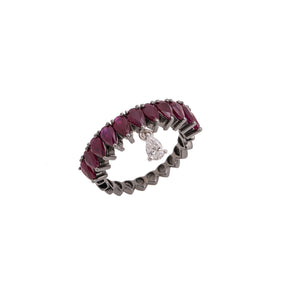 Gold and diamond ring. Eternity ring. Diamond wedding band. Diamond eternity ring. Anatol jewellery. Golden Hall. Fine jewellery. Χρυσά κοσμήματα. Κοσμήματα Κηφισιά. Βέρες γάμου. Διαμαντένια βέρα. Βέρα με διαμάντια. Δαχτυλίδι σειρέ με μπριγιάν. Σειρέ δαχτυλίδι με διαμάντια. Ruby Ring.