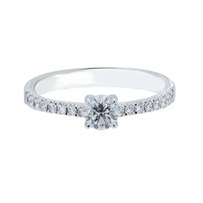 Diamond Engagement Ring. Μονόπετρο δαχτυλίδι. Δαχτυλίδι για πρόταση γάμου. Δαχχτυλίδι με διαμάντι.